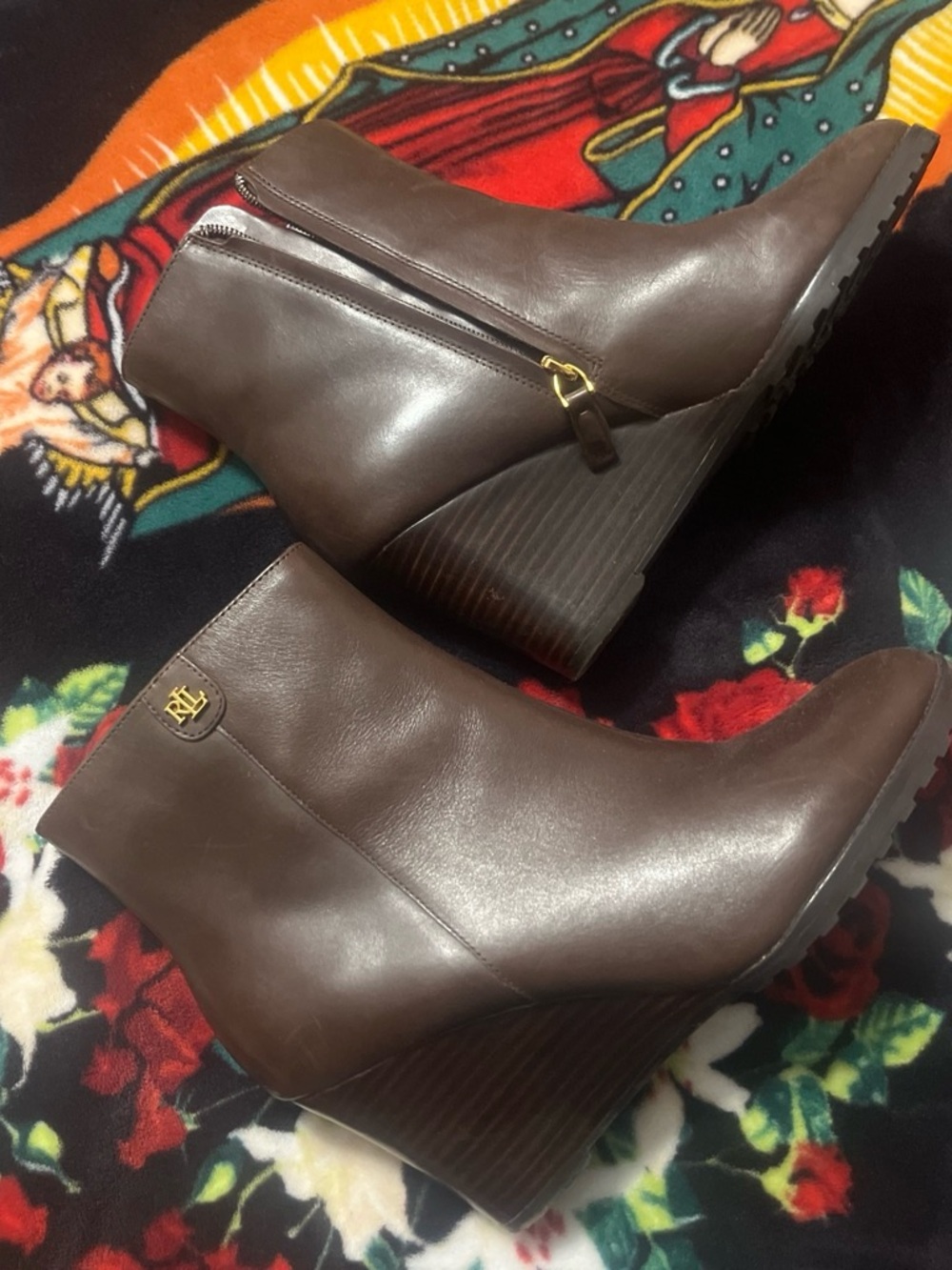 Lauren Ralph Lauren Brown Wedges